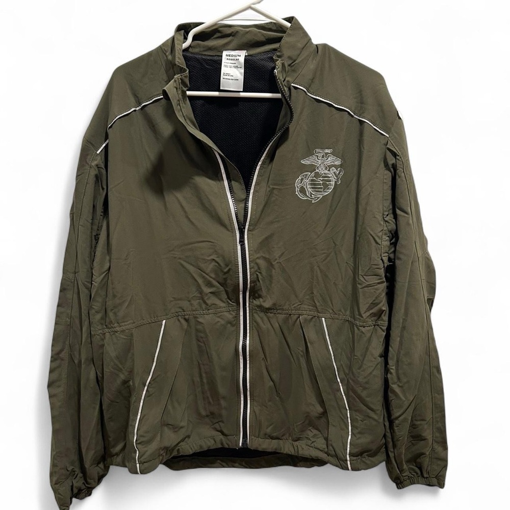 New Balance Olive Windbreaker Jacket